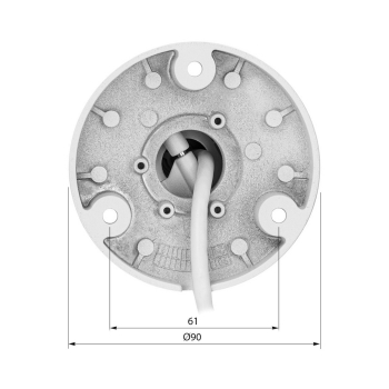 KAMERA IP TC-C38US 3LRA-28 Color Maker Lite Series - 8 Mpx 2.8 mm TIANDY